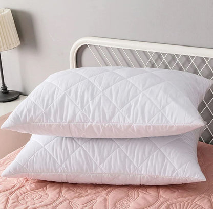 Quilted Pillow Inserts - siliconized ball fiber filling