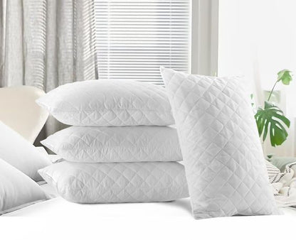 Quilted Pillow Inserts - siliconized ball fiber filling