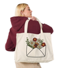 Embroidered Canvas Tote Bag